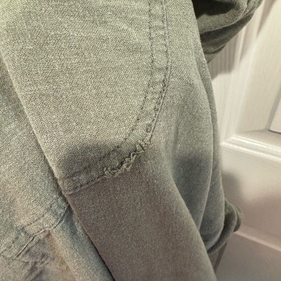 Pilcro Olive Wide Leg Pants - Picture 10 of 12